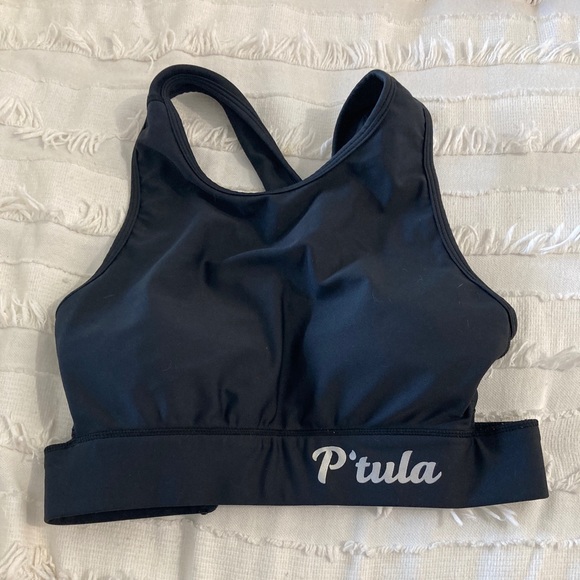 Black Araceli crop hooked bra - Picture 6 of 6